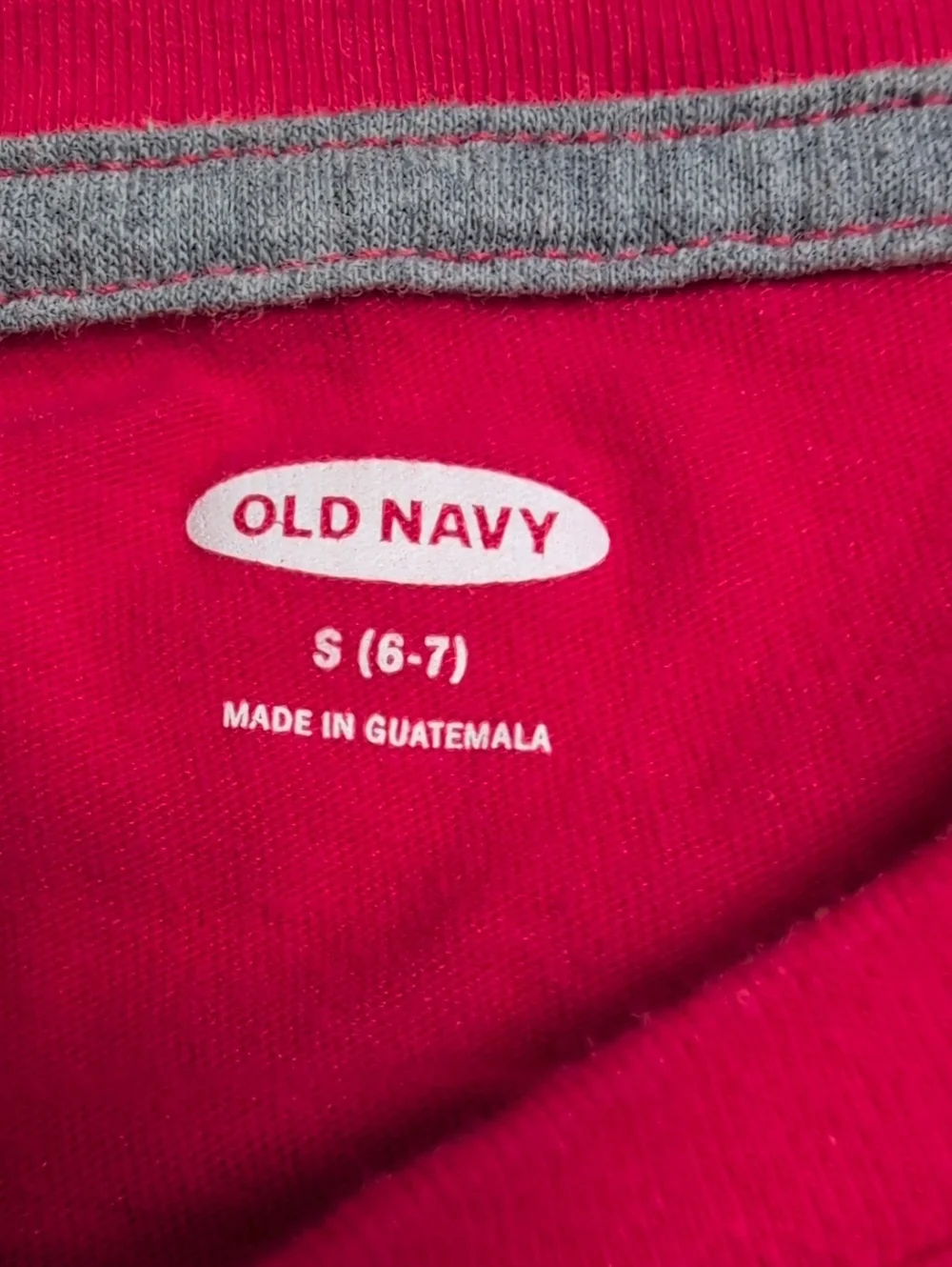 🍁2/$7🍁OLD NAVY Red Basketball Graphic Tee Shirt